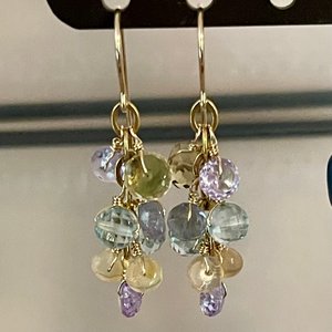 gemmy earrings by Beth Lapinson