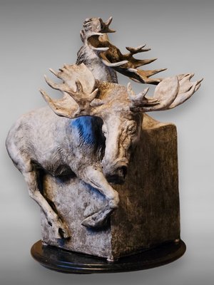 Moose Cube by Beverly Zimmer (2016)