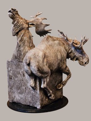 Moose Cube by Beverly Zimmer-Walker