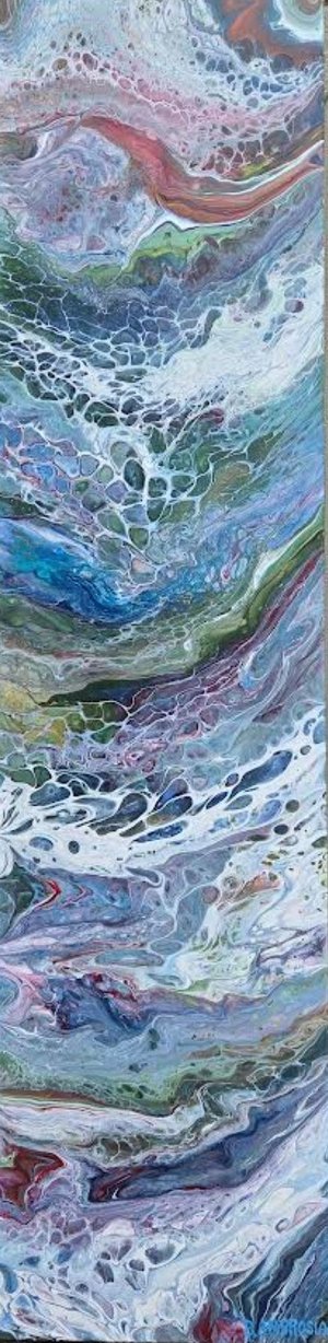 CASCADING LACE 12X48 by Bonnie Ambrosia (2025)