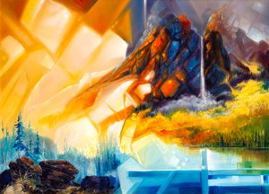 Geometrix Waterfall by Gary Karasek (2024)