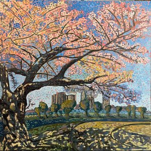 Living art installation - Tokyo, Japan’s gift to Detroit - cherry blossom trees by Ashley Menth (2026)