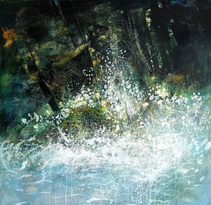 Cascade in the Forest by Marijean Harris (2026)
