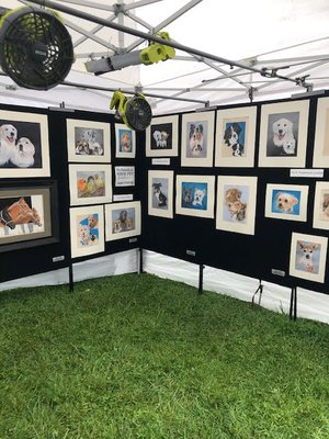 Booth Display by Rosemary Brewer (2022)