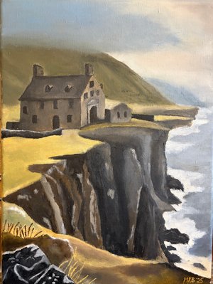 Scottish Cliffs by Margaret Kalvar-Bushnell (2025)