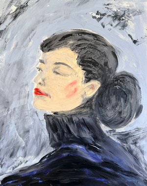 Girl with her Eyes Closed by Carol Tacconi (2026)