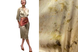 Sabrina Dress in Gold with Swatch by Jenny Fong (2026)