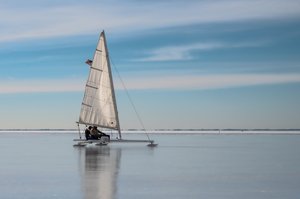 -Ice Boating- by Kenneth Rose