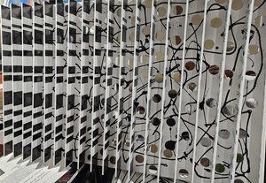 Illusory Layers in Black and White by Deborah Walters (2025)