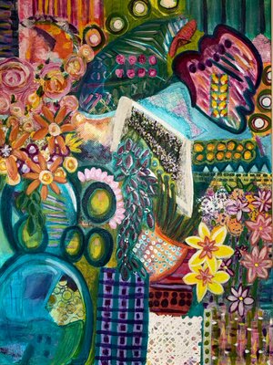 Through the Sunroom Window by Fran Simon (2018)