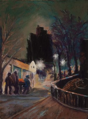 Seventh Avenue South at Night by Judi Silvano (2021)