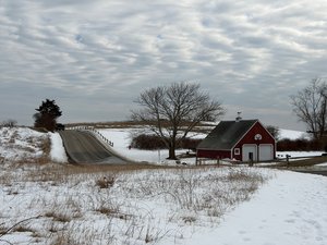 Fort Hill Snowy Day by Tessa English