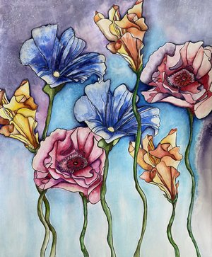 Summer Flowers by Barb Manne (2020)