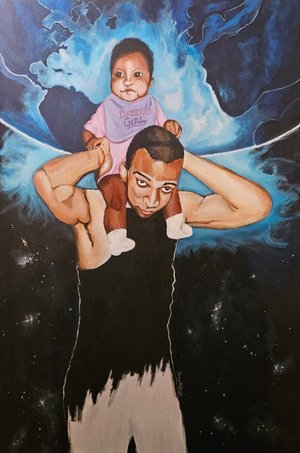 "His Whole World" by Qiana M Davis (2024)