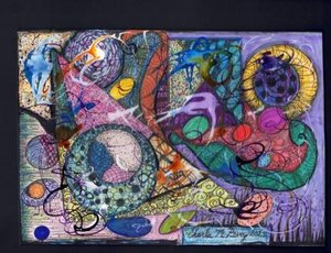 Purple Dreams in Space by Charla Perry (2023)