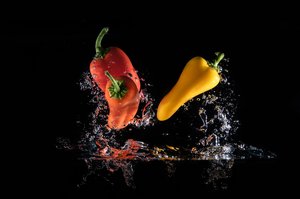 Dancing Peppers by Mark Gromko