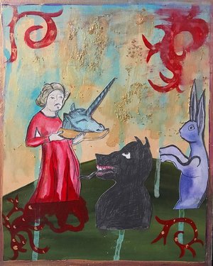 unicorn for dinner by Deborah Yasinsky (2018)