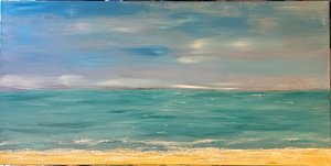 Goldberg ColorofSilence acrylic 975 20x40 by Tara Goldberg (2026)