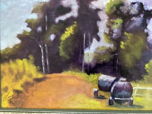 Retired Water Wagon  by Laurie McKnett (2024)