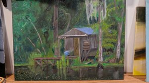 Swamp house by Michael Stone