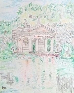 Greek Temple by Christine Long (2020)