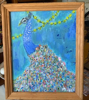 Pretty as a Peacock  by Joanne R Irvin