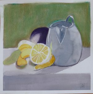 Still Life with Lemon by Jessie Leggoe