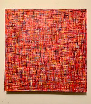 ortiz_ FESTIVAL_oil_24x24_800.jpg by LEO Ortriz (2026)