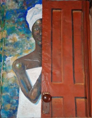 Behind the door by Gerald Burch