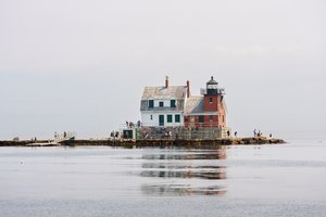 Sunbreak at the Breakwater Lighthouse by Michael Hodgson (2024)