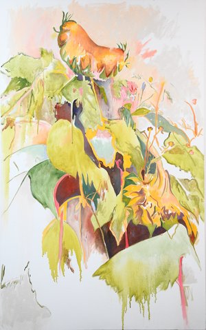 Sunflowers in Fall, Richmond VA by Leslie Bowen (2024)