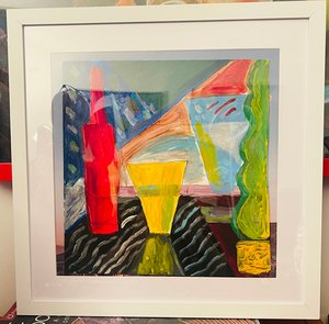 Still Life with red bottle  by Olga Sheyn (2026)