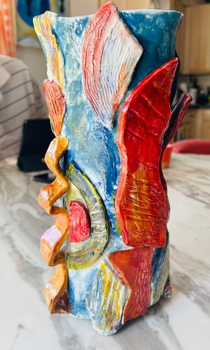 Decorative vase by Olga Sheyn (2025)