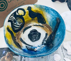 Decorative Bowl  by Olga Sheyn