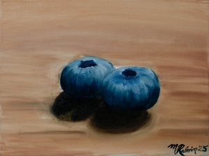 Two Blueberries by Meghan Raboin (2025)