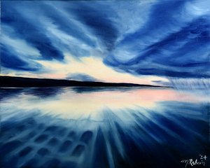 Cloudbreak Over Cayuga by Meghan Raboin (2024)