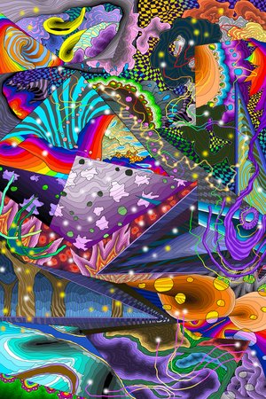 Biomorphic Superluminal Quantagasm by JOHN GRUNWELL (2026)