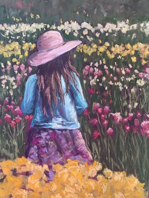 Picking Tulips by Beverly Carlson-Bradshaw