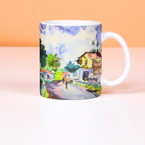 Life in Village Mug by rupali kumbhani (2026)