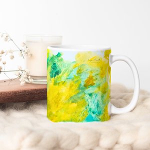 Radiant Cascade Mug by rupali kumbhani (2026)