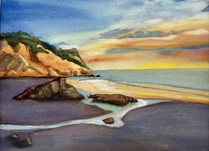 Purple Sands by Robert Norwood (2023)