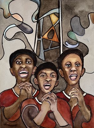 "Gospel Singers" by Robert Norwood (2022)