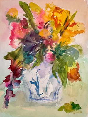 Blue Vase I by Rosalie White (2025)