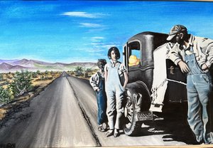 the road#1 dust bowl series by gary burch (2026)