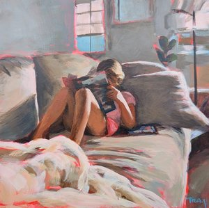 Couch Reader by Tracey Fox