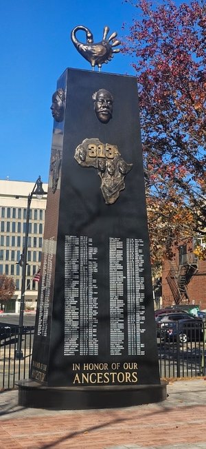 3 313 statue by Sterling Brown