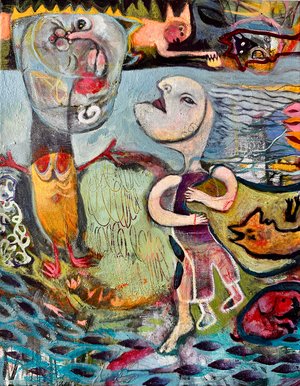 Water keeps the Secret by michelle spiziri