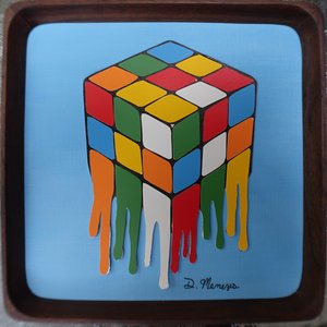 Rubik's Cube Melting by Daniel Menezes