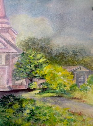 Saugutuck Congregational Church in Westport by Patricia Capella (2026)