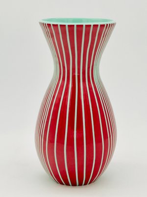 Curvy red stripes by Bonnie Barrett (2025)